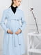 Пальто для беременных голубое | 5770500 | фото 5