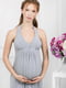 Сукня для вагітних сіра | 5770517 | фото 5