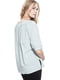 Блуза для беременных серо-голубая | 5770528 | фото 5