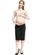 Юбка для беременных черная | 5770530