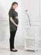 Туніка для вагітних сіро-чорна у смужку | 5770540 | фото 3