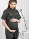 Туніка для вагітних сіро-чорна у смужку | 5770540 | фото 5