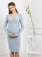Платье для беременных светло-серое | 5770542 | фото 2