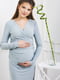 Платье для беременных светло-серое | 5770542 | фото 5
