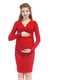 Платье для беременных красное | 5770546