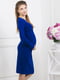 Платье для беременных синее | 5770548 | фото 3