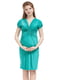 Платье для беременных бирюзового цвета | 5770549