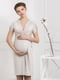 Платье для беременных бежевое | 5770550 | фото 2