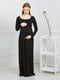 Сукня для вагітних чорна у горошок | 5770551 | фото 2