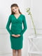 Сукня для вагітних зелена | 5770552 | фото 2