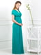Сукня для вагітних бірюзового кольору | 5770555 | фото 4