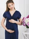 Платье для беременных темно-синее | 5770561 | фото 5
