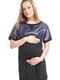 Сукня для вагітних темно-синя з чорним | 5770582 | фото 3