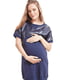Сукня для вагітних темно-синя | 5770583 | фото 2