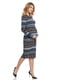 Сукня для вагітних комбінованого забарвлення у смужку | 5770591 | фото 5