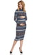 Сукня для вагітних комбінованого забарвлення у смужку | 5770592 | фото 2