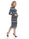 Сукня для вагітних комбінованого забарвлення у смужку | 5770592 | фото 4