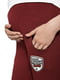 Штани для вагітних бордові | 5770596 | фото 4