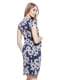 Сукня для вагітних темно-синя у квітковий принт | 5770603 | фото 3