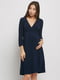 Сукня для вагітних темно-синя | 5770608