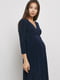 Сукня для вагітних темно-синя | 5770608 | фото 3