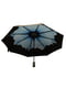 Зонт черный в принт | 5771454