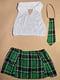 Ігровий костюм «Школярка» біло-зелений | 5772322 | фото 3