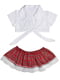 Игровой костюм «Школьница» бело-красный | 5772324 | фото 3