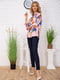 Блуза кольору пудри в квітковий принт | 5772772 | фото 2