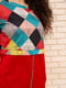 Сукня комбінованого кольору в ромби | 5773236 | фото 4