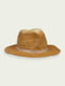 Шляпа светло-коричневая | 5771095 | фото 3