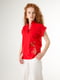 Блуза червона з малюнком | 5776833