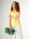 Блуза желтая с рисунком | 5776834 | фото 3