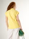 Блуза желтая с рисунком | 5776834 | фото 5