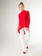 Блуза червона з малюнком | 5776854 | фото 3