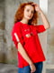 Блуза червона з малюнком | 5776907 | фото 9