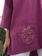 Рубашка-туника фиолетовая с рисунком | 5776859 | фото 6