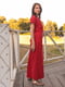 Платье красное с рисунком | 5776891 | фото 2