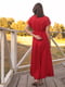 Платье красное с рисунком | 5776891 | фото 3