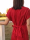 Платье красное с рисунком | 5776891 | фото 5