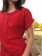 Сукня червона з малюнком | 5776891 | фото 6