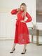 Сукня червона з візерунком | 5777985 | фото 4