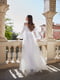 Платье белое в крапинку | 5777518 | фото 8
