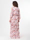 Платье розовое в цветочный принт | 4369845 | фото 2