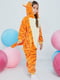 Пижама-кигуруми оранжевая в принт | 4561249 | фото 3