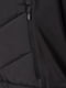 Куртка спортивная черная на термофлисе | 5782848 | фото 2