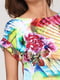 Сукня комбінованого кольору в квітковий принт | 5783313 | фото 4