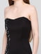 Сукня чорна з візерунком | 5783511 | фото 3