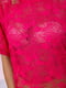 Блуза малинового цвета с узором | 5783896 | фото 5
