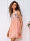 Платье персикового цвета | 5783978 | фото 2